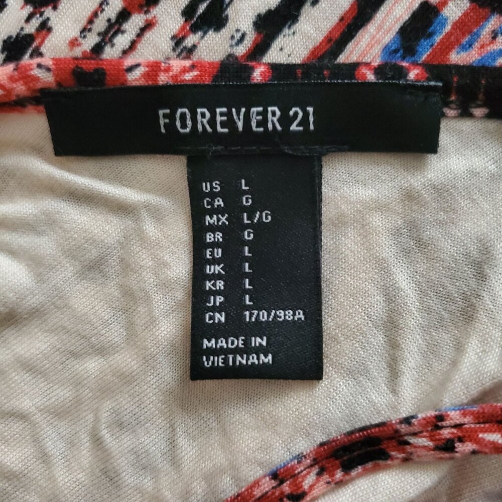 Forever 21 Women's Multicolor Aztec Print Spaghetti Strap Maxi Dress Size Large - Picture 8 of 11